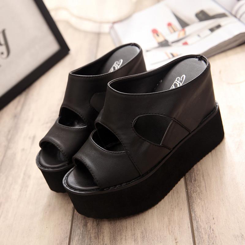 Platform Wedge Sandals - LeStyleParfait Kenya