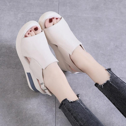 Platform Wedge Sandals Shoes - Wedge Shoes - LeStyleParfait Kenya