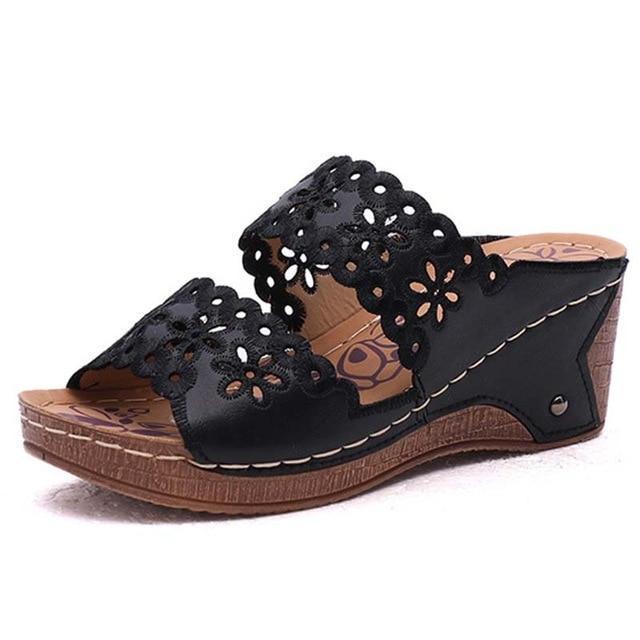 Slip-On Wedges Sandals - LeStyleParfait Kenya