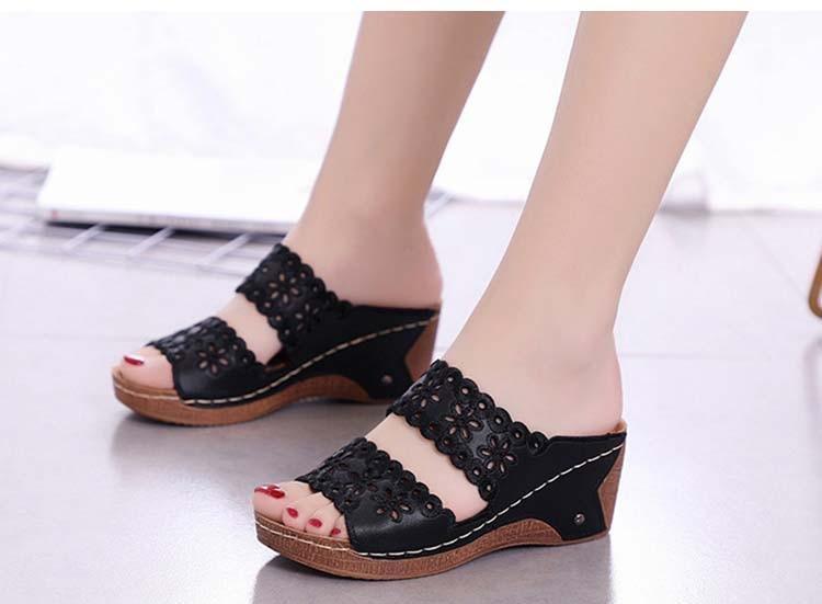 Slip-On Wedges Sandals - LeStyleParfait Kenya