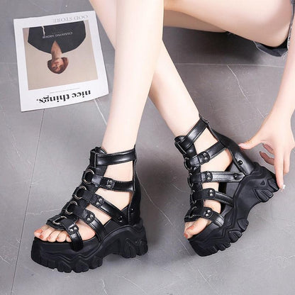 Summer Ankle Wedge Shoes - Wedge Shoes - LeStyleParfait Kenya