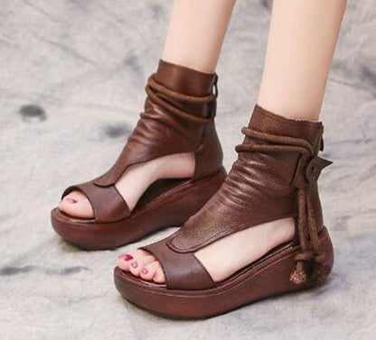 Tassels Wedge Sandals Shoes - Wedge Shoes - LeStyleParfait Kenya