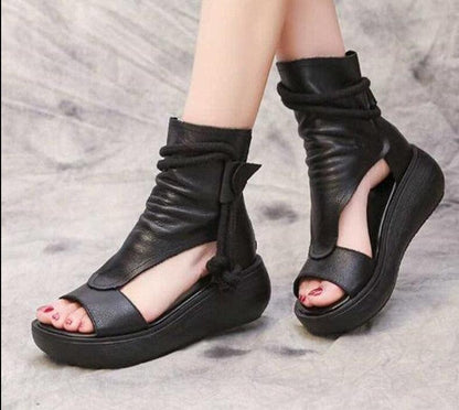 Tassels Wedge Sandals Shoes - Wedge Shoes - LeStyleParfait Kenya